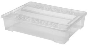 Plastový úložný box s vekom HEIDRUN TexBox 60l