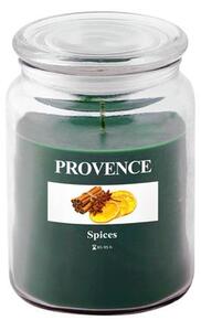 Vonná sviečka v skle PROVENCE 95 hodín korenie