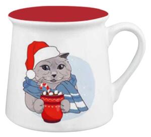 Vianočný keramický hrnček TORO 310ml mačka