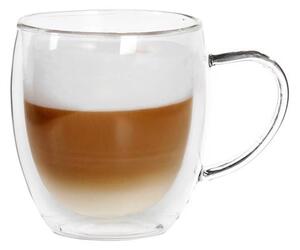 Sklenený hrnček Latte Macchiato TORO dvojité borosilikátové sklo 360ml