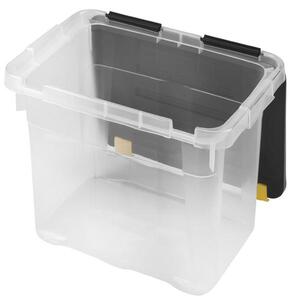 Plastový úložný box s vekom Heidrun One 18 l