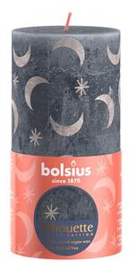 Rustikálna sviečka 13cm BOLSIUS bridlicovo modrá