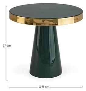 MUZZA Konferenčný stolík Nandi Ø 41 cm zeleny
