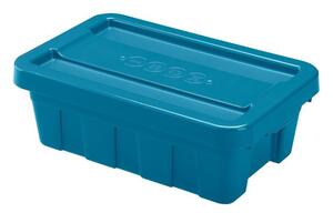 Plastový úložný box s vekom HEIDRUN 12,5l