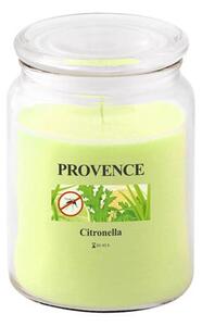 Vonná sviečka v skle PROVENCE 95 hodín citronela