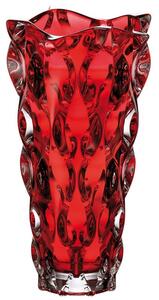 KRIŠTÁĽOVÁ VÁZA BOHEMIA SAMBA RED 305MM
