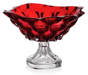 KRIŠTÁĽOVÁ MISA BOHEMIA SAMBA RED NA NOHE 305MM