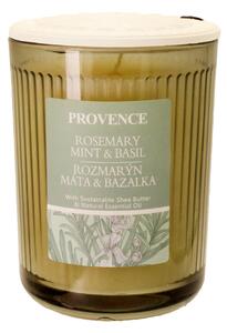 Vonná sviečka v skle PROVENCE 30 hodín rozmarín, mäta, bazalka