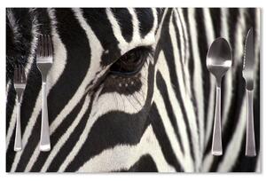 Sablio Prestieranie Detail zebra: 40x30cm