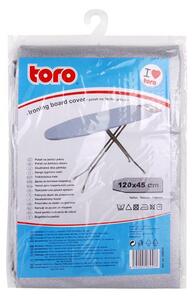 Poťah na žehliacu dosku TORO 120x45cm nepriľnavý