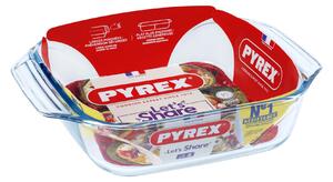 Sklenený pekáč s ušami PYREX 29x23cm/2,4l., borosilikát