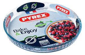 Skleněná zapékací forma na koláč PYREX 28cm, borosilikát