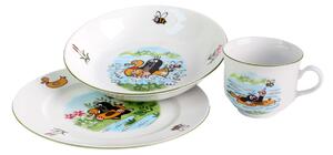 Porcelánová jedálenská súprava THUN krtko 3ks