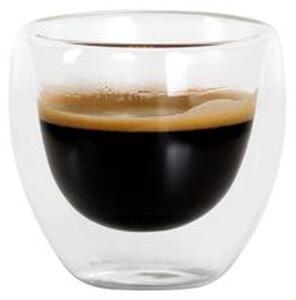 Sklenený hrnček Espresso TORO dvojité borosilikátové sklo 100ml