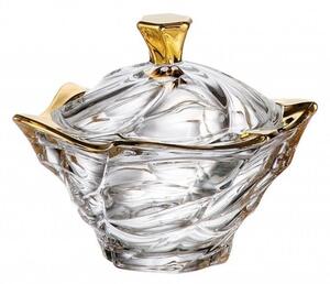 KRIŠTÁĽOVÁ MISKA BOHEMIA FLAMENCO GOLD SOFT 205MM