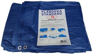 Modrá ochranná plachta, 15 x 20 metrov (70 g/m2)