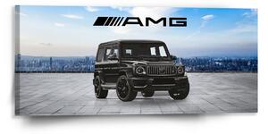 Sablio Obraz AMG auto - 110x50 cm