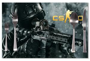 Sablio Prestieranie CS:GO Vojak 1: 40x30cm