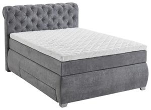 BOXSPRINGOVÁ POSTEĽ, 140/200 cm, sivá MID.YOU - Online Only zostavy, Online Only