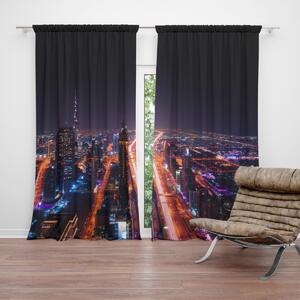 Sablio Záves Rozsvietené mesto: 2 ks 140x250 cm