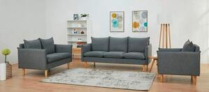 DVOJMIESTNA POHOVKA, textil, tmavosivá Livetastic - Sedačky, Online Only