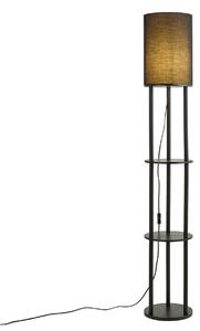 Moderná stojacia lampa čierna - Stojon