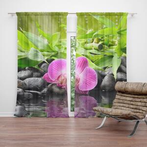Sablio Záves Ružová Orchidea: 2 ks 140x250 cm