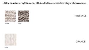 BLOK čalúnená posteľ 180 x 200 cm
