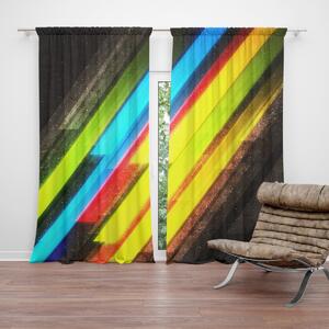 Sablio Záves Pruhovaná abstrakcia: 2 ks 140x250 cm