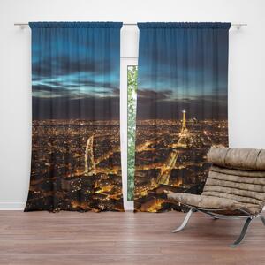 Sablio Záves Nočný Paríž : 2 ks 140x250 cm