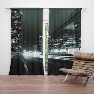 Sablio Záves Nočná ulica: 2 ks 140x250 cm