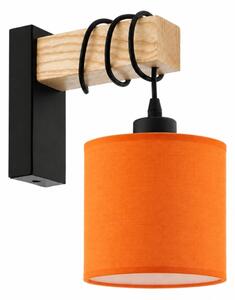 BRILAGI - Nástenné svietidlo NUBILA 1xE27/60W/230V hnedá/čierna/oranžová