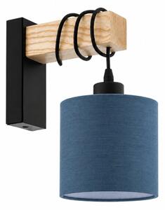 BRILAGI - Nástenné svietidlo NUBILA 1xE27/60W/230V hnedá/čierna/tmavomodrá