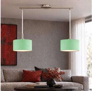 Eglo - LED závesný luster na lanku TUNJA 2xE27/60W/230V matný chróm/zelená