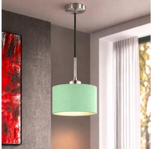 Eglo - LED závesné svietidlo na lanku TUNJA 1xE27/60W/230V priemer 20 cm zelená/čierna