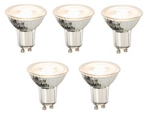 Sada 5 stmievateľných LED žiaroviek GU10 8W 660lm 3000K