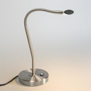 Moderná stolová lampa z ocele vrátane LED - tablo