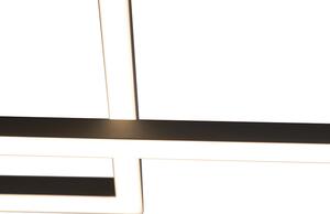 Stropné svietidlo antracitové vrátane LED, diaľkové ovládanie - Říha