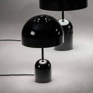 Tom Dixon Stolová LED lampa Bell, čierna, výška 43 cm, stmievateľná, Čierna, Obývacia izba / jedáleň, kov, Dizajn, Stojacie svietidlo