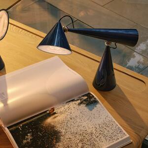 Tom Dixon Stolová LED lampa Pose Task Light, indigo, 41 cm, Modrá, Obývacia izba / jedáleň, Plast, Dizajn, Stojacie svietidlo