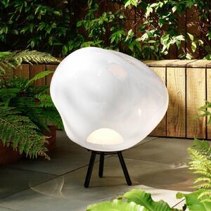 Tom Dixon LED akumulátorová terasová lampa Melt large, opálová, 57 cm, Biela / opálová, Plast, Dizajn, Trojhran