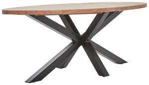 JEDÁLENSKÝ STÔL, akácia, čierna, farba akácie, 160/90/76 cm Livetastic - Online Only zostavy, Online Only