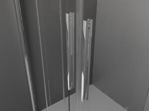 Mexen Velar Duo, posuvné dvere do otvoru 170x200 cm, 8mm číre sklo, chrómový profil, 871-170-000-02-01