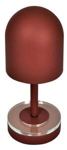AYTM Akumulátorová lampa Luceo, hnedá, kov, 24 cm, stmievateľné, IP44, Hnedá / hrdzavá, Obývacia izba / jedáleň, kov, Moderný, Stolová lampa