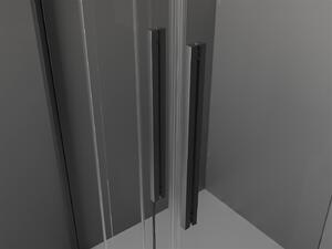 Mexen Velar Duo, posuvné dvere do otvoru 170x200 cm, 8mm číre sklo, grafitová matná, 871-170-000-02-66