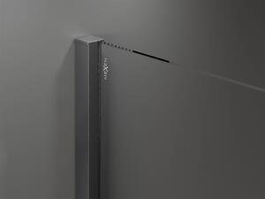 Mexen Velar Duo, posuvné dvere do otvoru 180x200 cm, 8mm číre sklo, grafitová matná, 871-180-000-02-66