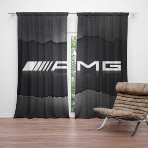 Sablio Záves AMG čierna: 2 ks 140x250cm