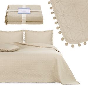 Prenádherne jemná obojstranná prikrývka na posteľ 260 x 280 cm