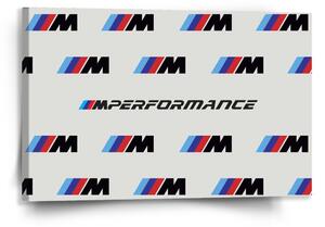 Sablio Obraz MPERFORMANCE biely vzor - 120x80 cm