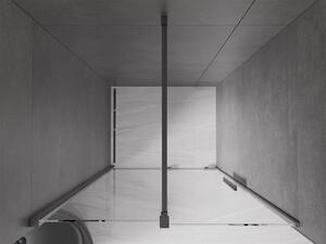 Mexen Velar, posuvné dvere do otvoru 110x200 cm, 8mm číre sklo, grafitová matná, 871-110-000-01-66